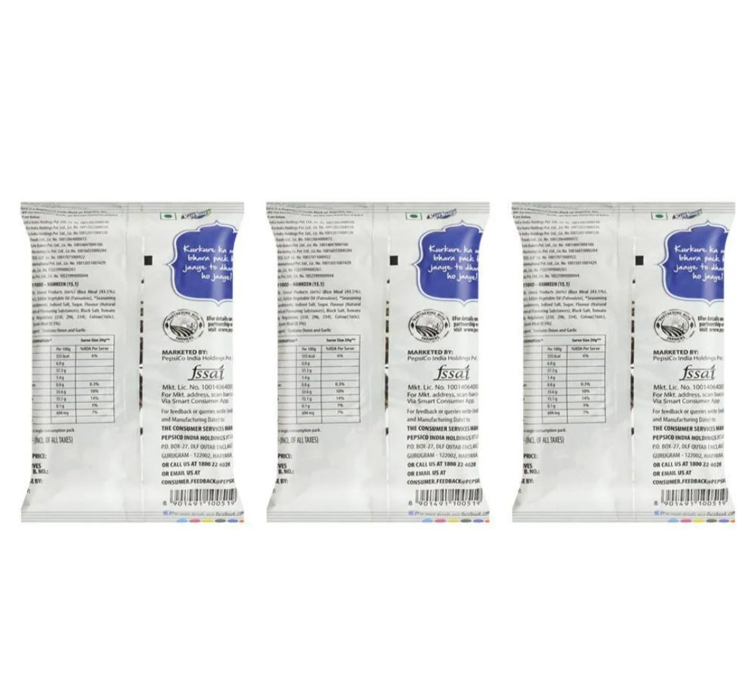 Kurkure Masala Munch Combo Pack 197 g (Pack of 3)