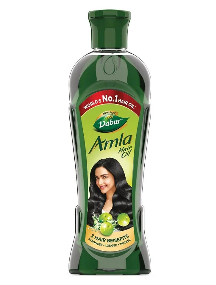 Dabur Amla Hair Oil - For Stronger, Longer & Thicker Hair, Rich In Vitamin C, 45 ml Bottle