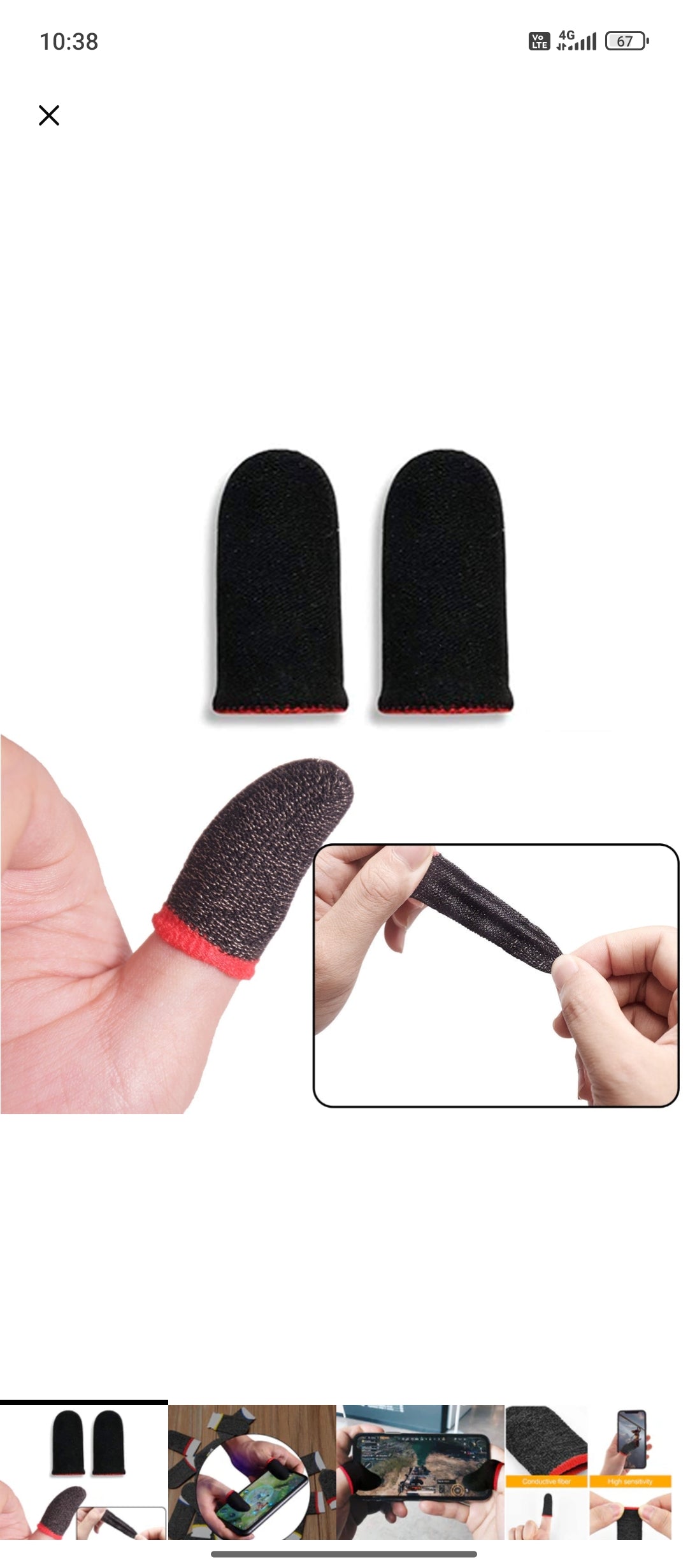Thumb or finger sleeves