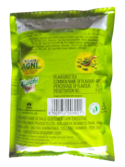 Tata Tea Elaichi Chai, 34g (Rs.10)