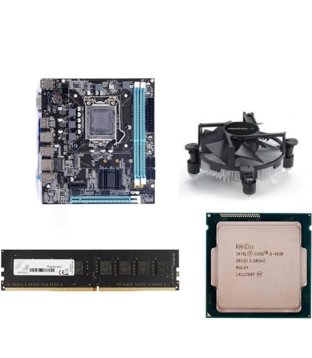 Complete computer setup cpu with monitor or keyboard mouse