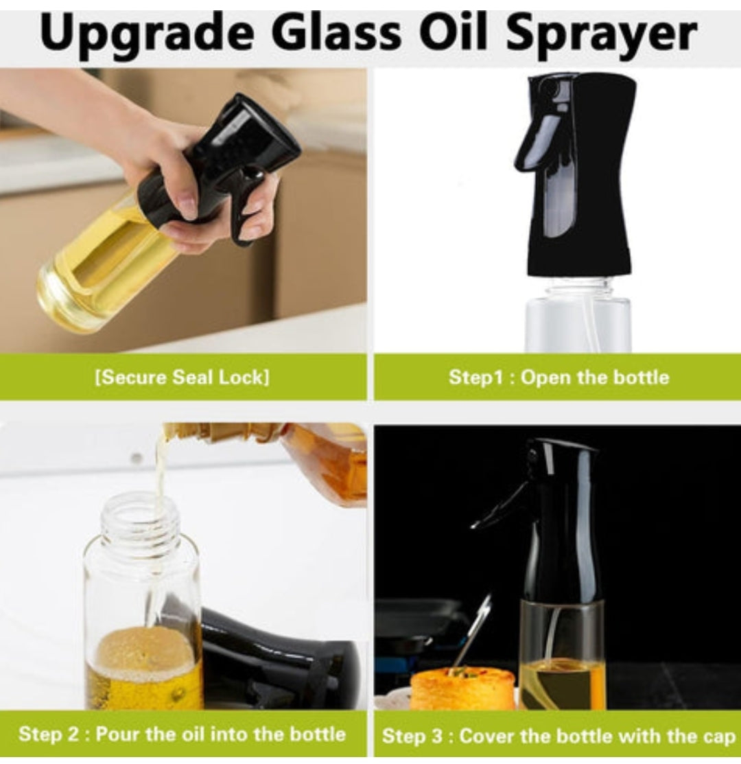 Glass premium oil spray bottle (300m)