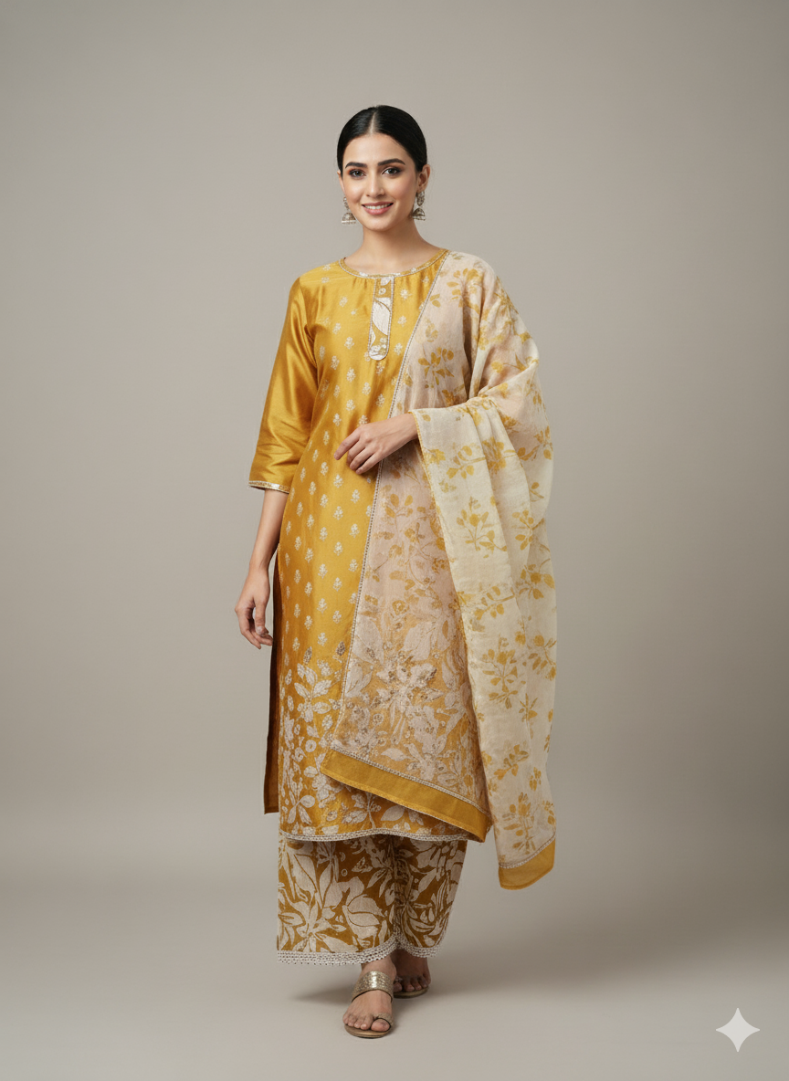 The traditional Indian suit