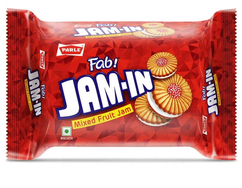 Parle Fab Jam-In Cream Biscuits 140 g
