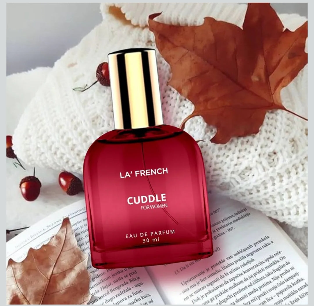 La French Cuddle Perfume Scent For Women 30 ml | Premium Luxury | Long Lasting | Eau De Parfum | Signature Scent | Date night fragrance | Ideal gift for Women