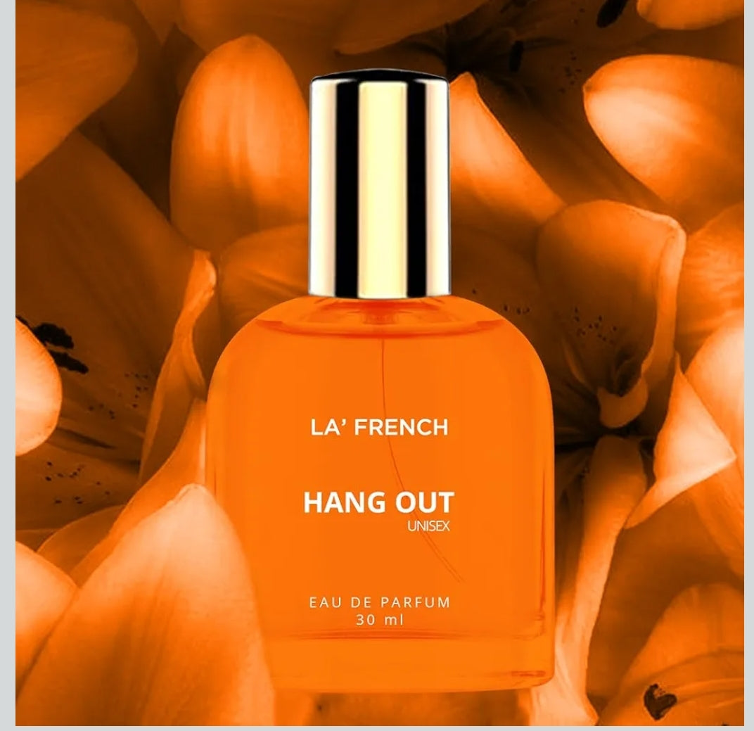 La French Hang Out Perfume for Men and Women, Long-Lasting Luxury Fragrance, Ideal Birthday Gift For Men and Women, Best Unisex Perfume with All-Day Scent, luxury perfume for Men (30ML)