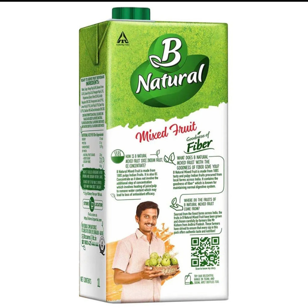 B Natural Mixed Fruit Juice 1 L