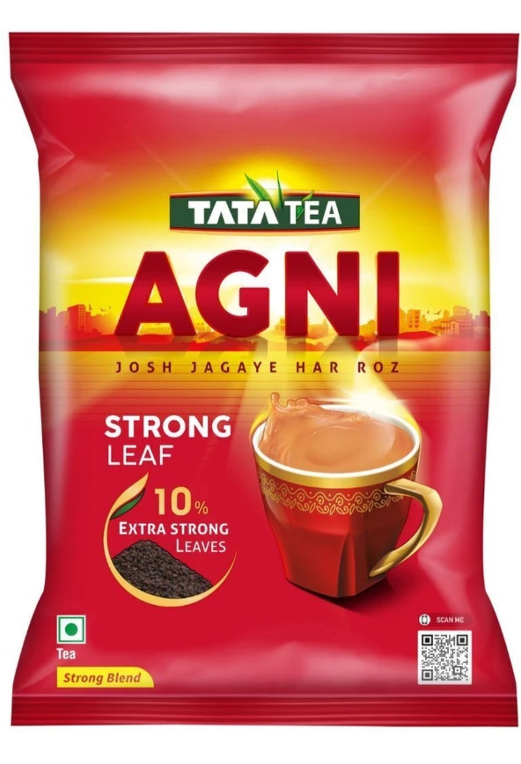 TATA TEA AGNI Black Tea Pouch, 1 Kg, Black Tea