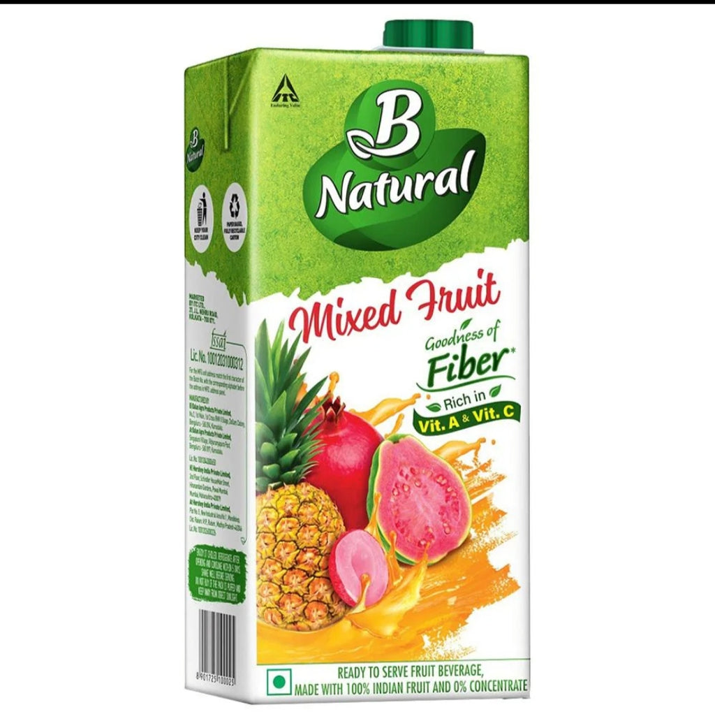 B Natural Mixed Fruit Juice 1 L