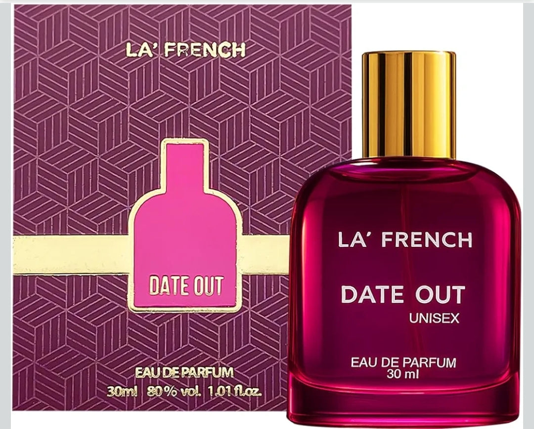 La French Date Out Perfume for Men and Women, Long-Lasting Luxury Fragrance, Ideal Birthday Gift For Men and Women, Best Unisex Perfume with All-Day Scent, luxury perfume for Men (30ML)