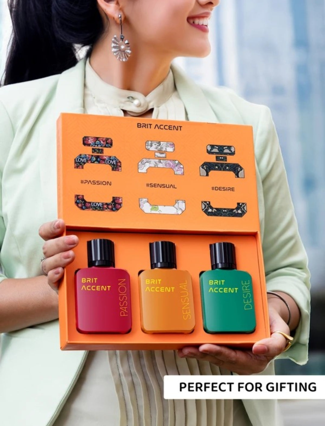 Grandeur Premium Collection Gift Set || Pack Of 3 X 50 Ml || Long-Lasting || #Passion #Sensual #Desire -Liquid Fragrance Set - Parfum For Women ||