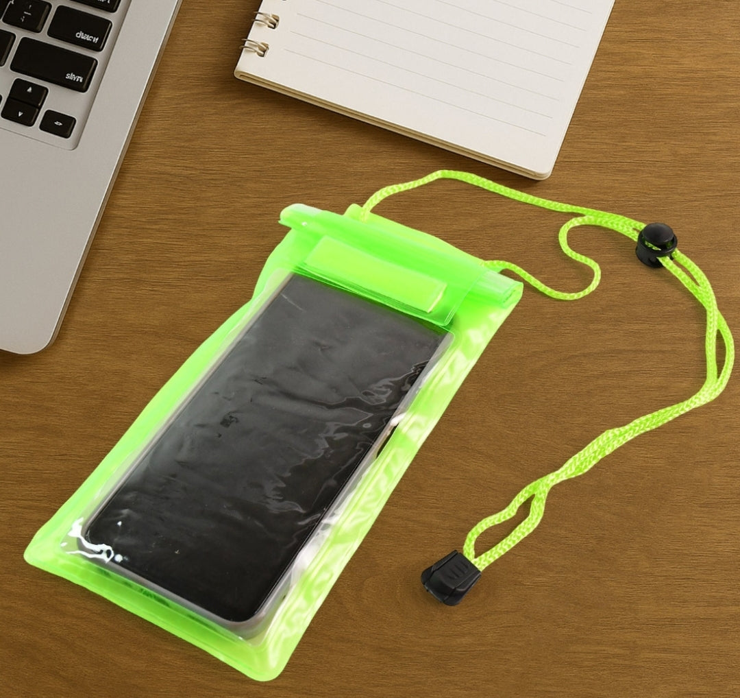 Multi Colour Universal Waterproof Mobile Pouch Colour Which Available Will Be sent 6.2 inch approx