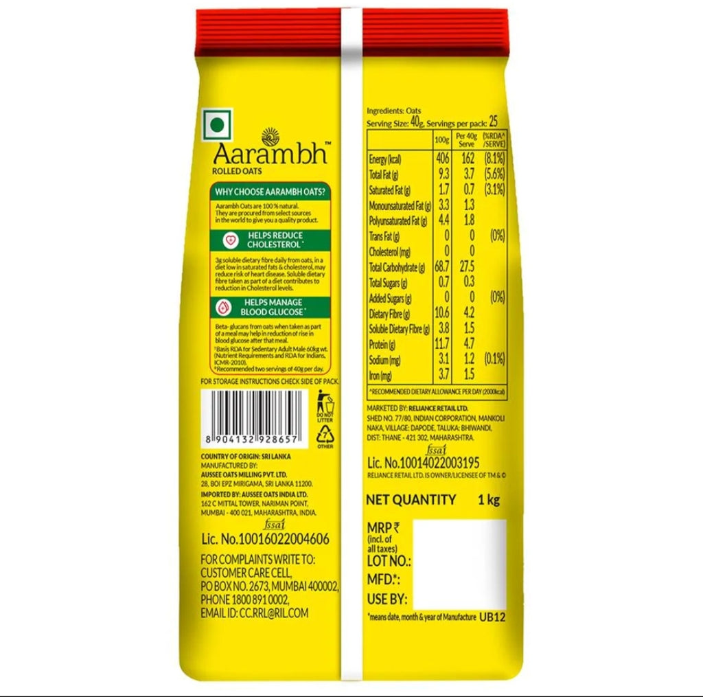 Aarambh Oats 1 kg