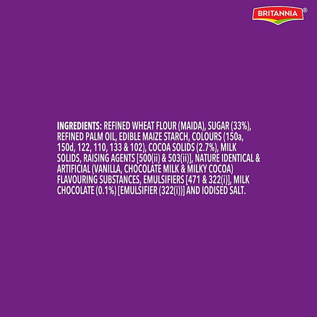 Britannia Bourbon, The Original Choco Creme Sandwich Biscuit, 50 G Pouch